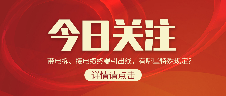 带电拆、接电缆终端引出线，有哪些特殊规定？